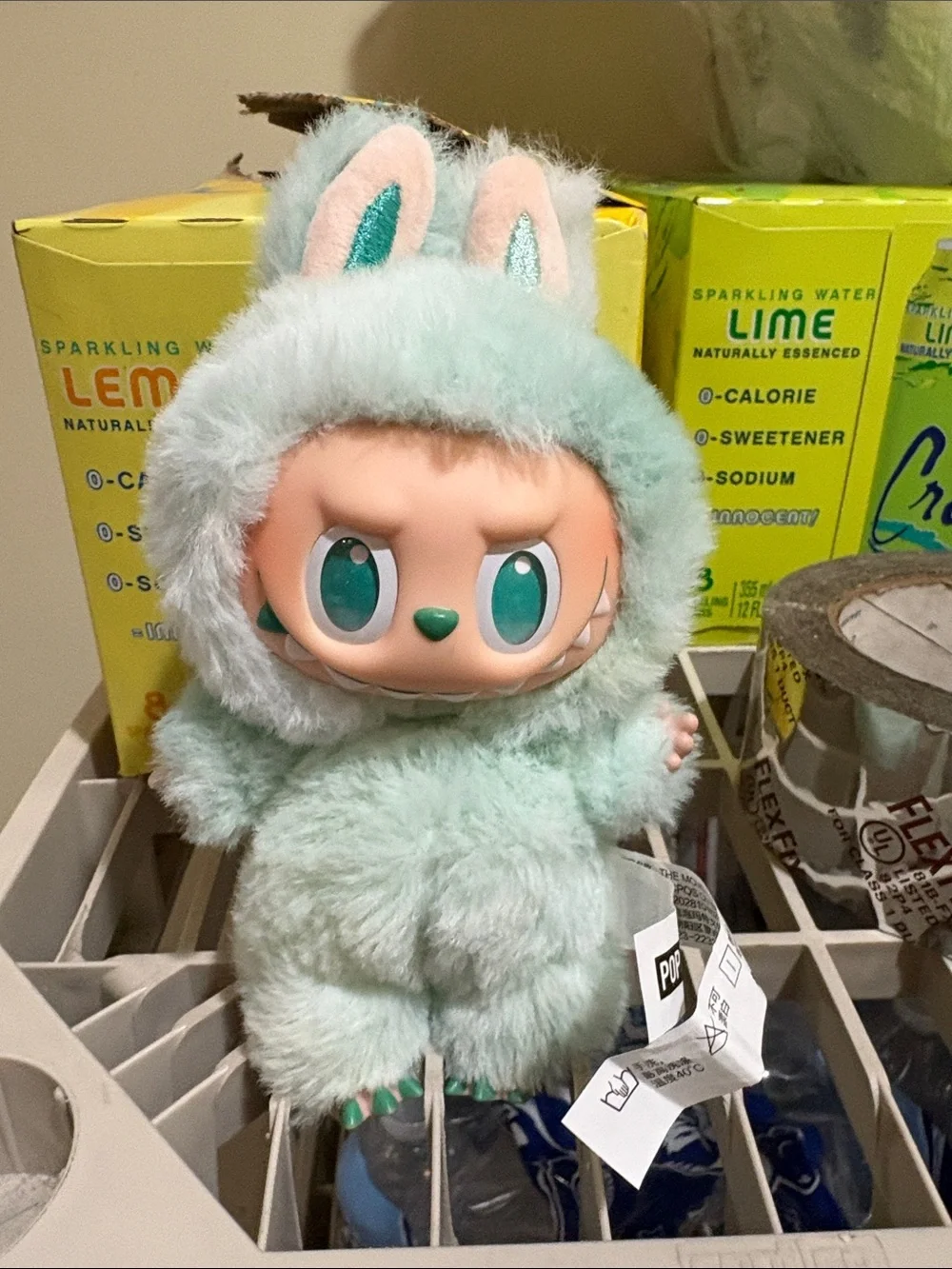 The Monsters Plush Clip-On Pet Toy - Mint Green